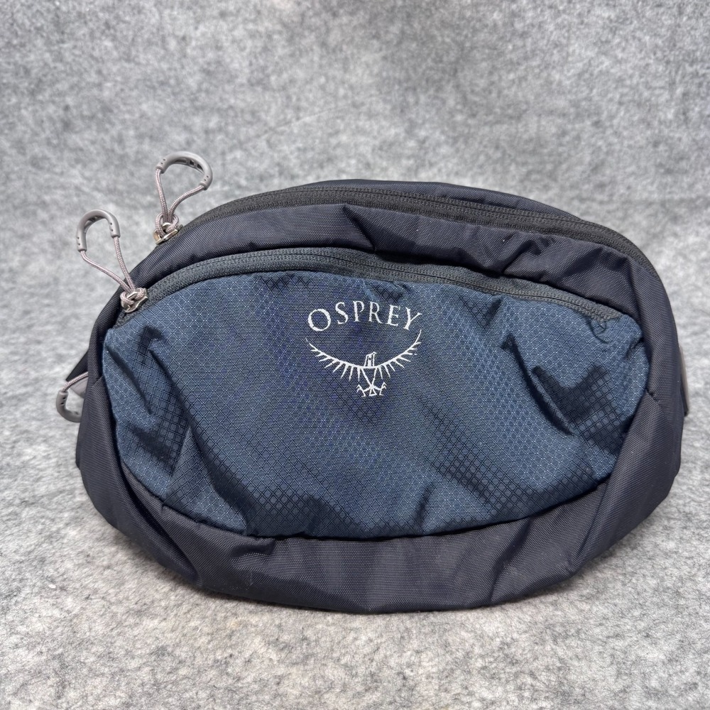 Osprey Daylite 2L Waist Pack Blue Gray Zip Closure Small outdoor Hiking BeltBag